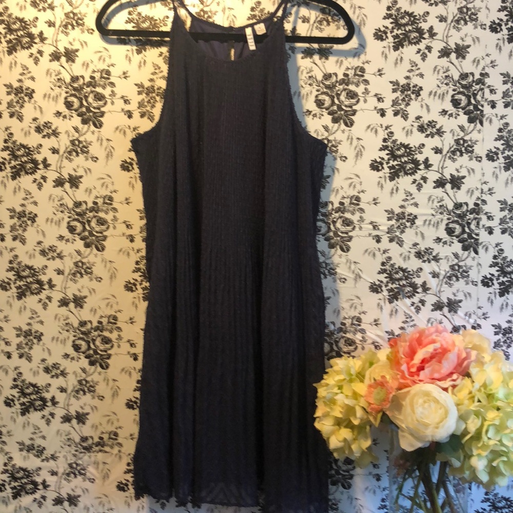 Navy cocktail dress